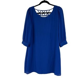 Chic Royal Blue Women's Tunic